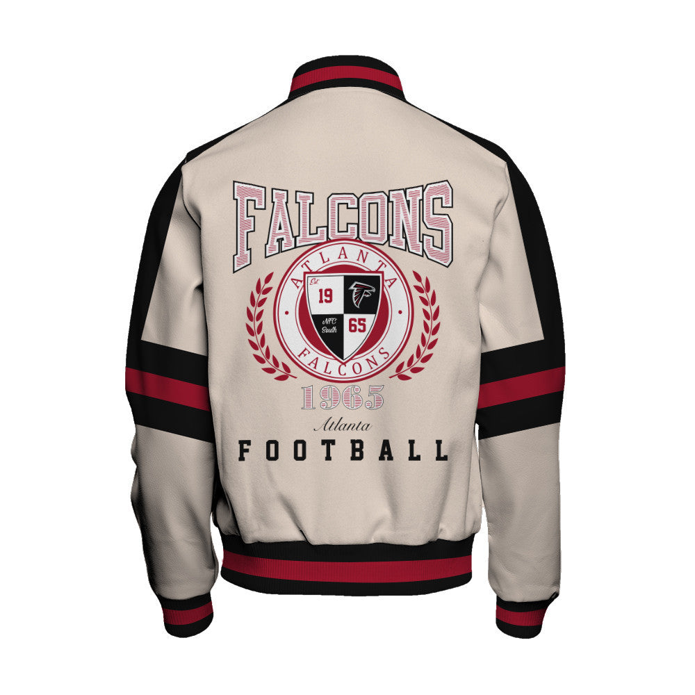 Atlanta Falcons | Football Team 2026 Feel The Power Unisex Varsity Jacket