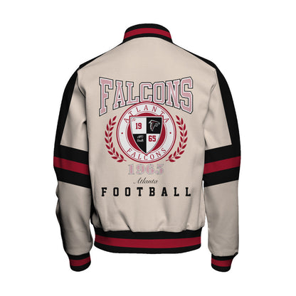 Atlanta Falcons | Football Team 2026 Feel The Power Unisex Varsity Jacket