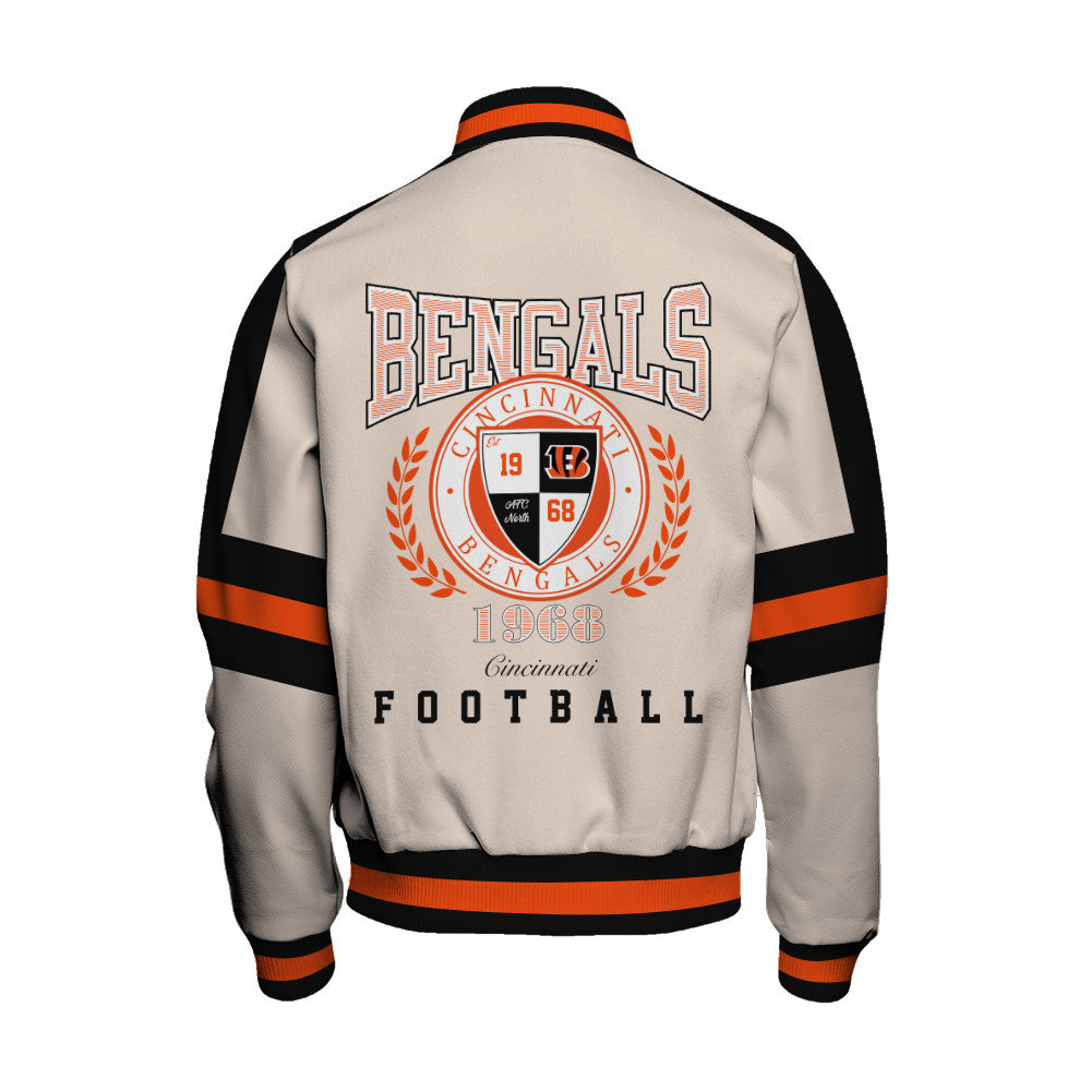 Cincinnati Bengals | Football Team 2026 Feel The Power Unisex Varsity Jacket
