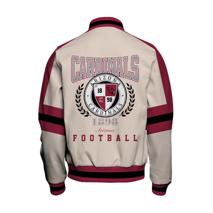 Arizona Cardinals | Football Team 2026 Feel The Power Unisex Varsity Jacket