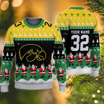 Lowa State Cyclones Personalized Christmas Ugly Sweater