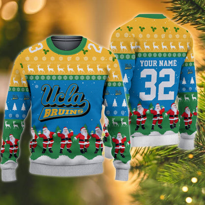 Ucla Bruins Personalized Christmas Ugly Sweater