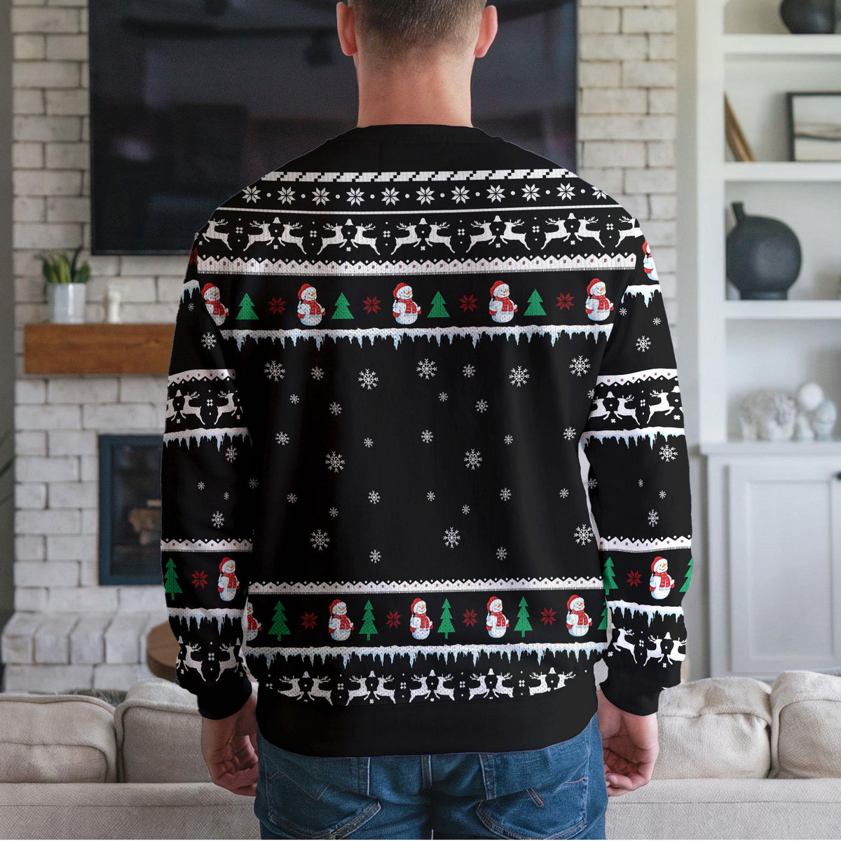 Personalized Dog Photo Ugly Christmas Sweater, Custom Dog Name Design