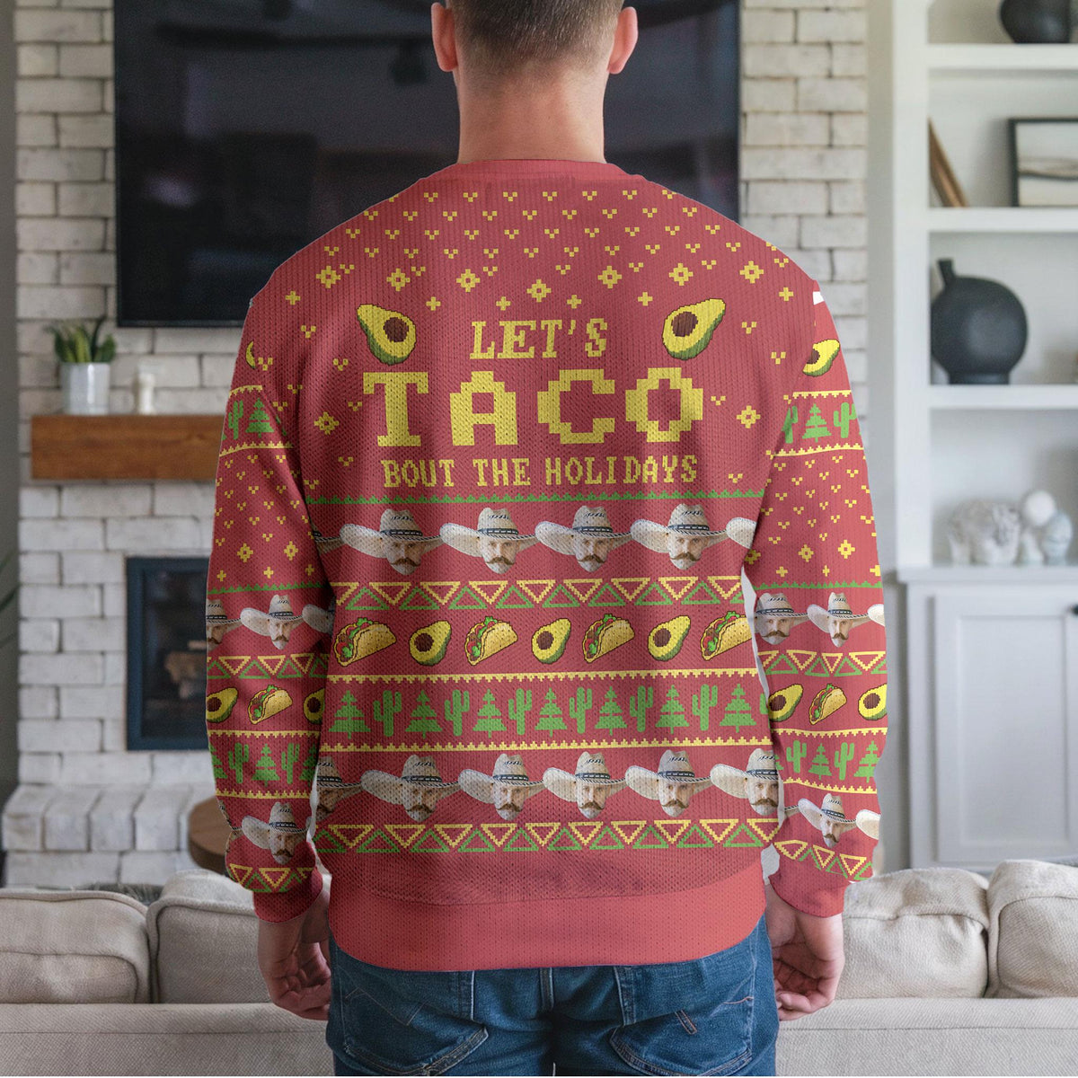 Personalized Face Ugly Christmas Sweater, Custom Photo Design For Men And Women