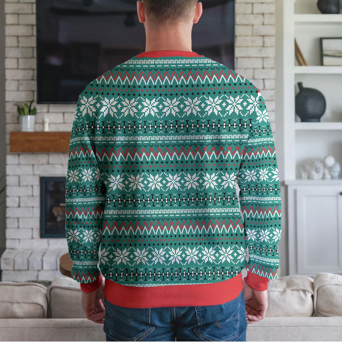 Shark Ugly Christmas Sweater, Funny Ocean And Marine Holiday Design