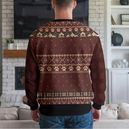 Personalized Pet Photo Ugly Christmas Sweater, Custom Dog Mom Or Dad Design