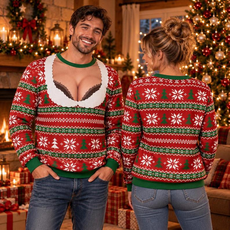 Funny Ugly Christmas Shirt, Festive Holiday Party Design