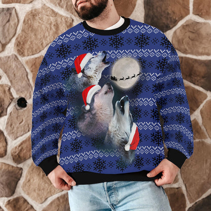 Personalized Pet Photo Ugly Christmas Sweater, Custom Dog Mom Or Dad Design