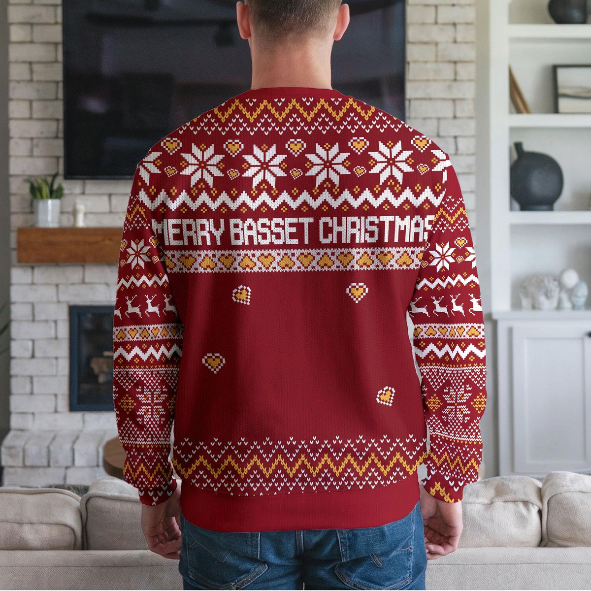 Personalized Dog Photo Ugly Christmas Sweater, Custom Dog Name Design