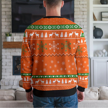 Merry Huntmas Deer Hunting Ugly Christmas Sweater, Funny Hunter Design